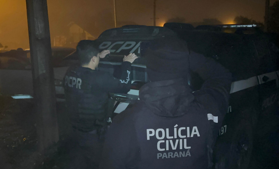 Operação da PCPR e PMPR cumpre 25 mandados de prisão contra o tráfico