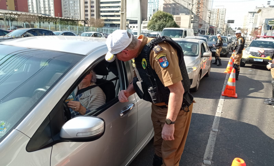 Bptran participa da operação Vida e Paz no Trânsito