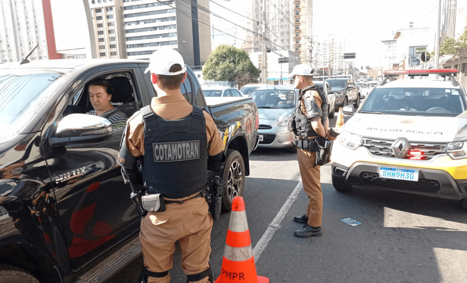 Bptran participa da operação Vida e Paz no Trânsito