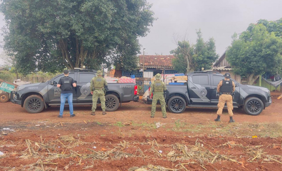 PMPR apreende 4,1 toneladas de maconha em Toledo e Umuarama