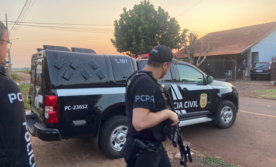 PCPR prende 14 integrantes de uma organização criminosa envolvida em tráfico de drogas e comércio ilegal de armas de fogo no Oeste do Estado