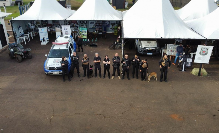 Polícia Penal expõe ações de custódia e reinserção social de apenados na ExpoGoio 2024