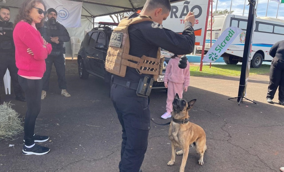 Polícia Penal expõe ações de custódia e reinserção social de apenados na ExpoGoio 2024