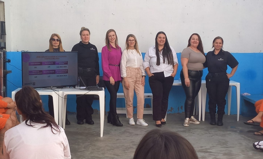 Polícia Penal do Paraná realiza ações em prol da campanha Agosto Lilás