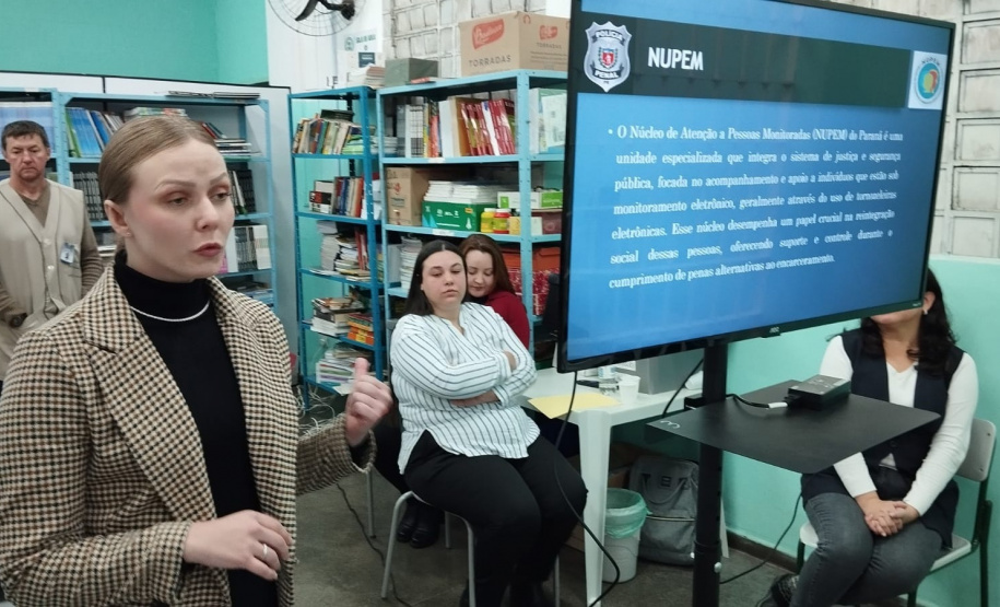 Polícia Penal do Paraná realiza ações em prol da campanha Agosto Lilás