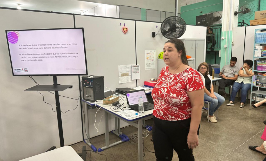 Polícia Penal do Paraná realiza ações em prol da campanha Agosto Lilás