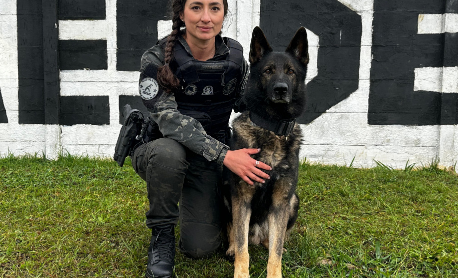 Policiais civis se formam no curso Condutores de Cães de Guerra da Força Aérea Brasileira