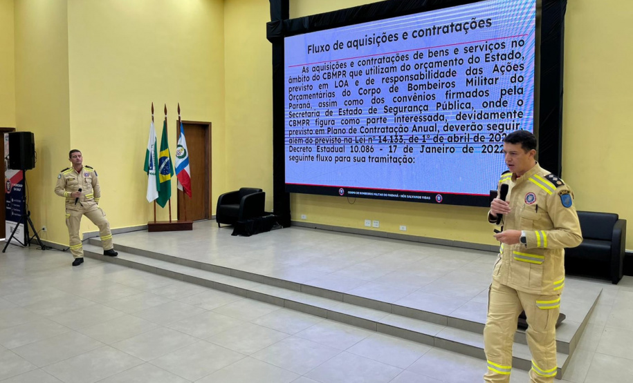 Corpo de Bombeiros capacita 190 servidores para atuar com finanças e licitações públicas