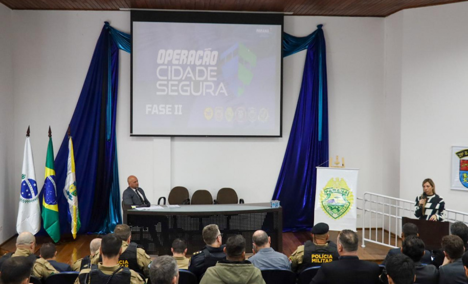Segunda fase da Operação Vida Cidade Segura reúne forças de segurança em Pinhais