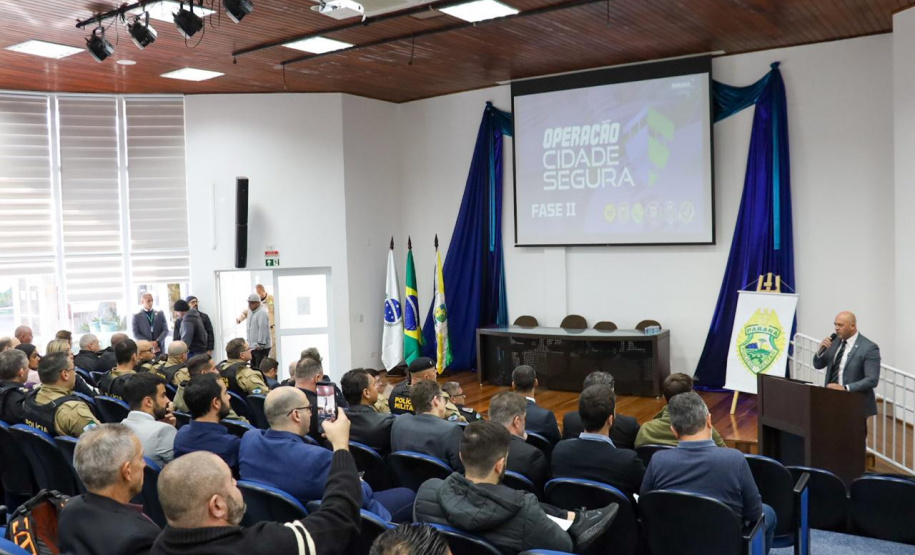 Segunda fase da Operação Vida Cidade Segura reúne forças de segurança em Pinhais