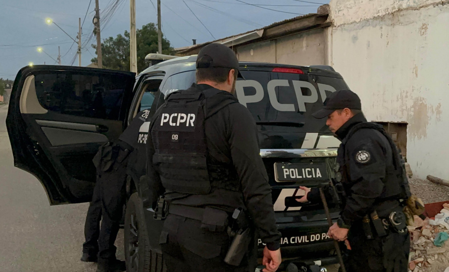 PCPR cumpre oito mandados contra envolvidos em roubos de cargas em Matinhos e Ibaiti