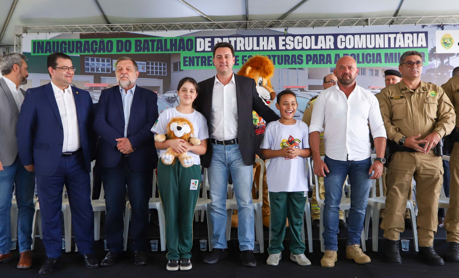 Governador inaugura sede do Batalhão de Patrulha Escolar e entrega 52 viaturas da Rotam