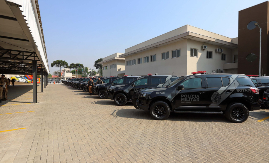 Governador inaugura sede do Batalhão de Patrulha Escolar e entrega 52 viaturas da Rotam