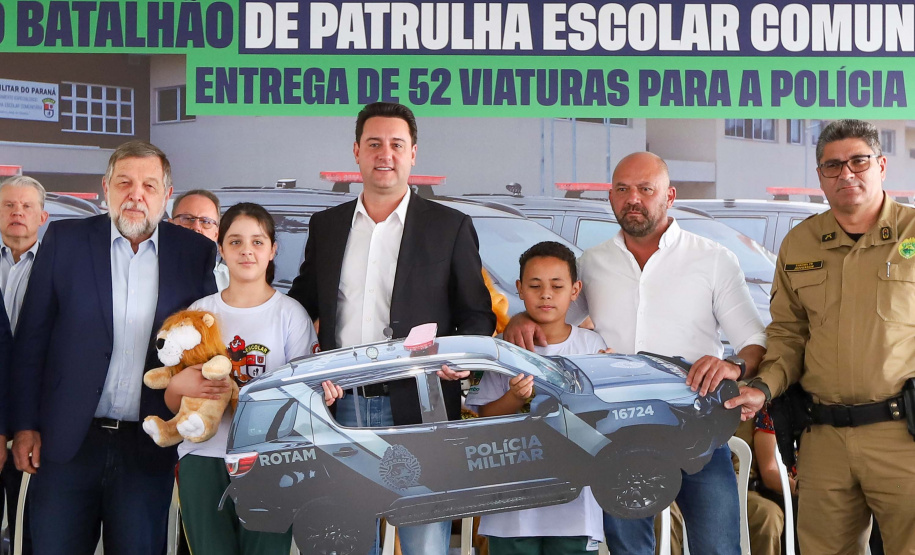 Governador inaugura sede do Batalhão de Patrulha Escolar e entrega 52 viaturas da Rotam