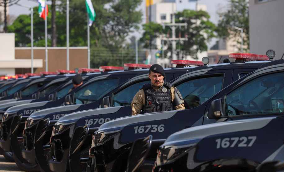 Governador inaugura sede do Batalhão de Patrulha Escolar e entrega 52 viaturas da Rotam