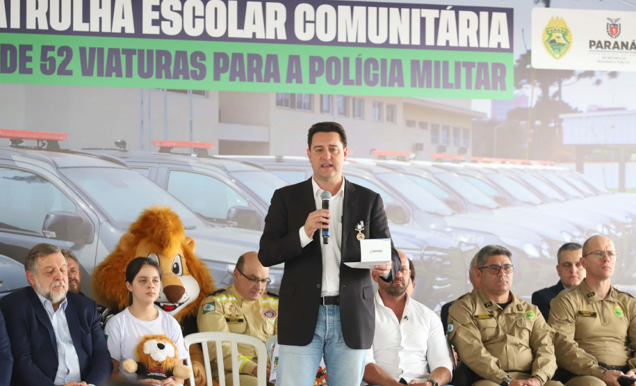 Governador inaugura sede do Batalhão de Patrulha Escolar e entrega 52 viaturas da Rotam