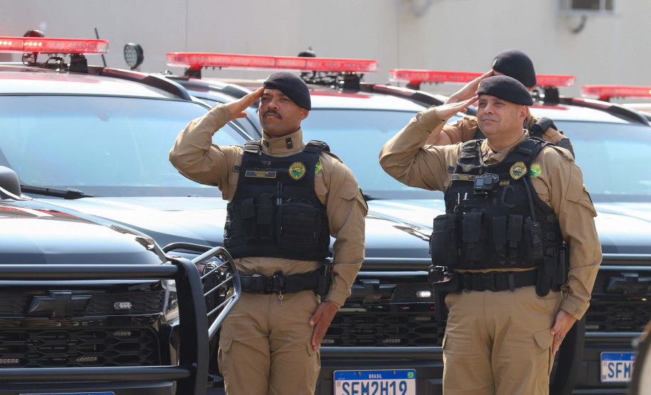 Governador inaugura sede do Batalhão de Patrulha Escolar e entrega 52 viaturas da Rotam
