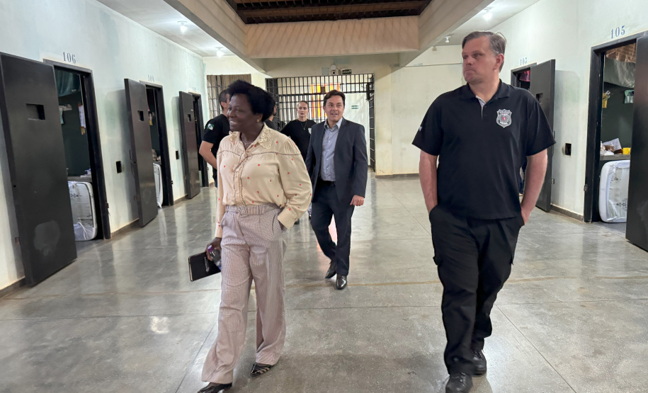 Ministério dos Direitos Humanos realiza visita técnica no sistema prisional da região de Cascavel