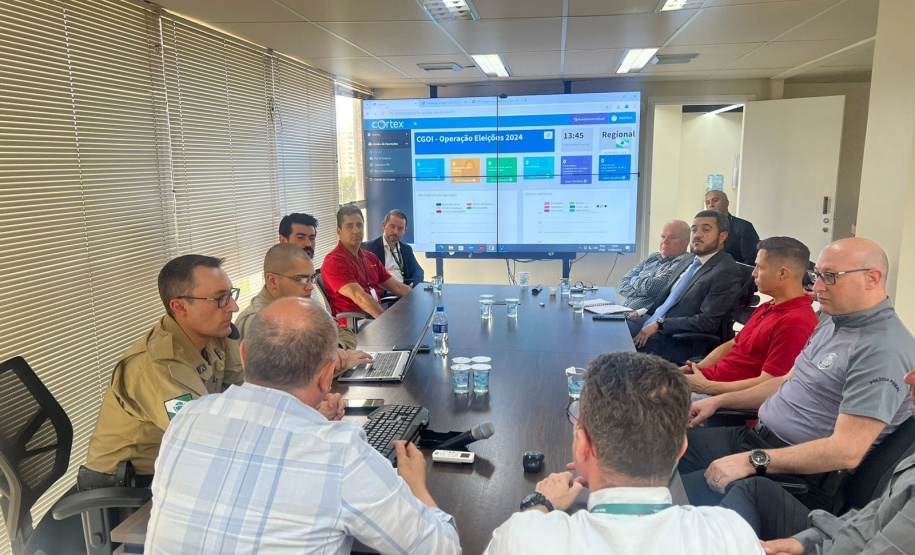 Sesp promove encontro integrado com as Forças de Segurança para discutir a Operação Eleições 2024