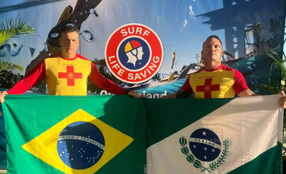 Bombeiro conquista medalha inédita ao Paraná no Mundial de Salvamento Aquático