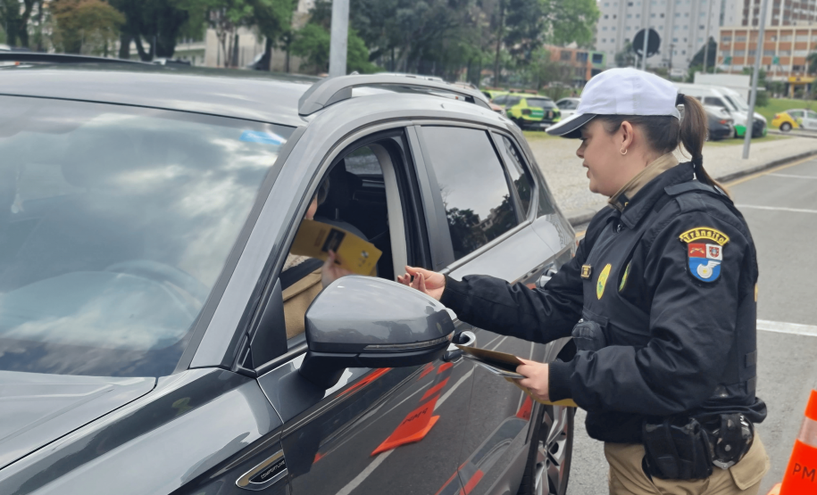 PMPR participa da abertura da semana nacional de trânsito