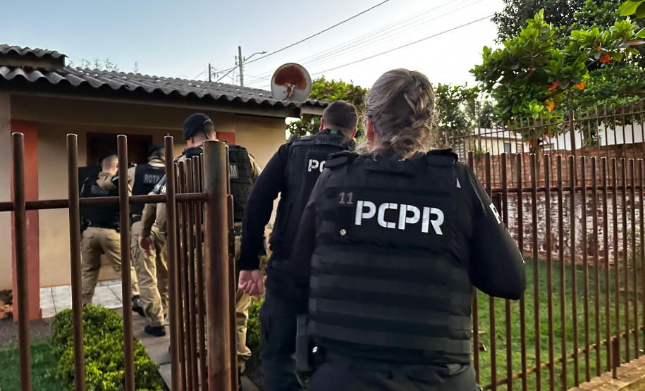 PCPR prende 57 pessoas em três megaoperações simultâneas contra o crime organizado