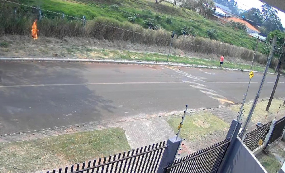 Homem é preso por crime ambiental ao colocar fogo em vegetação em Cascavel