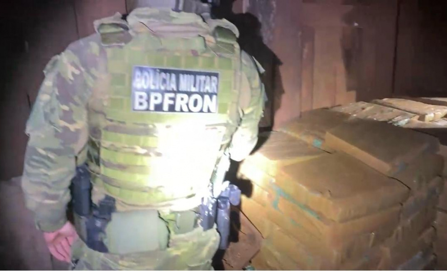 PMPR apreende 1,4 tonelada de maconha em Iporã