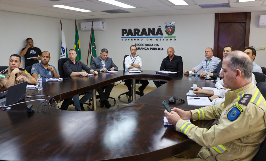 SESP realiza reunião para alinhamento de plano operacional dos encontros  do G20 em Foz do Iguaçu
