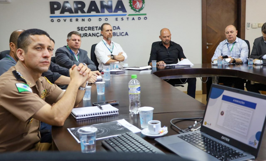 SESP realiza reunião para alinhamento de plano operacional dos encontros  do G20 em Foz do Iguaçu