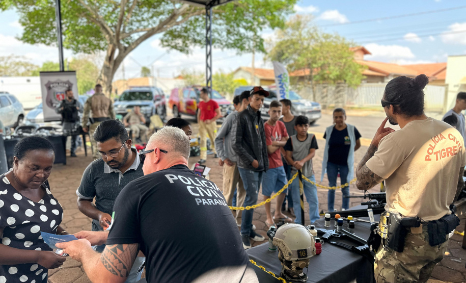 PCPR na Comunidade leva serviços de polícia judiciária e orientações a mais de mil pessoas em Curitiba e Nova Santa Bárbara