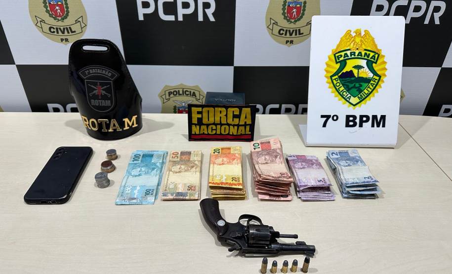 PCPR, PMPR e Força Nacional prendem dois homens e apreende três adolescente durante operação em em Cruzeiro do Oeste