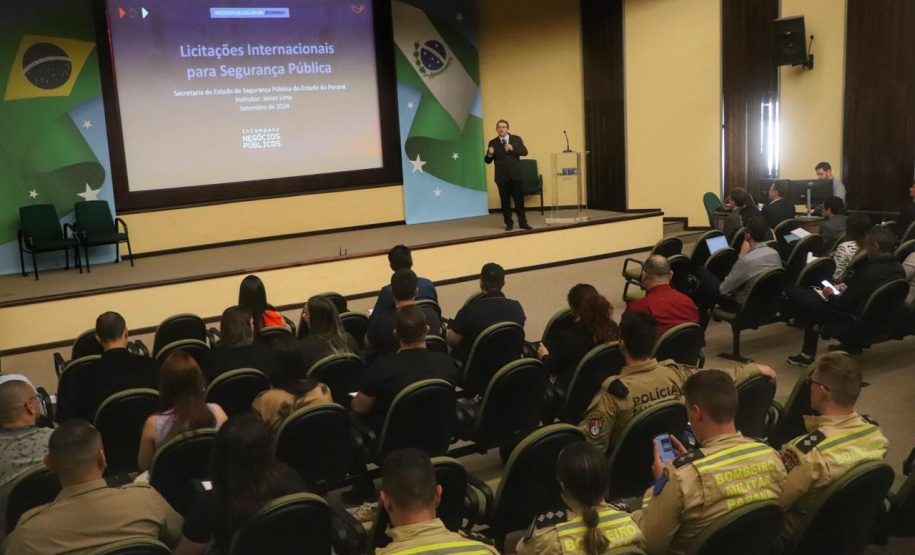 Sesp promove curso sobre Licitações Internacionais para reforçar a segurança pública
