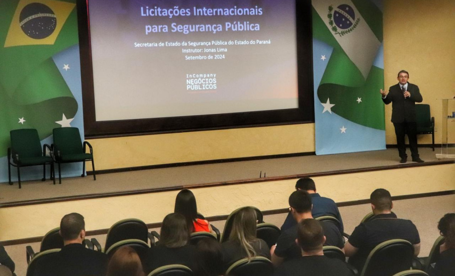Sesp promove curso sobre Licitações Internacionais para reforçar a segurança pública