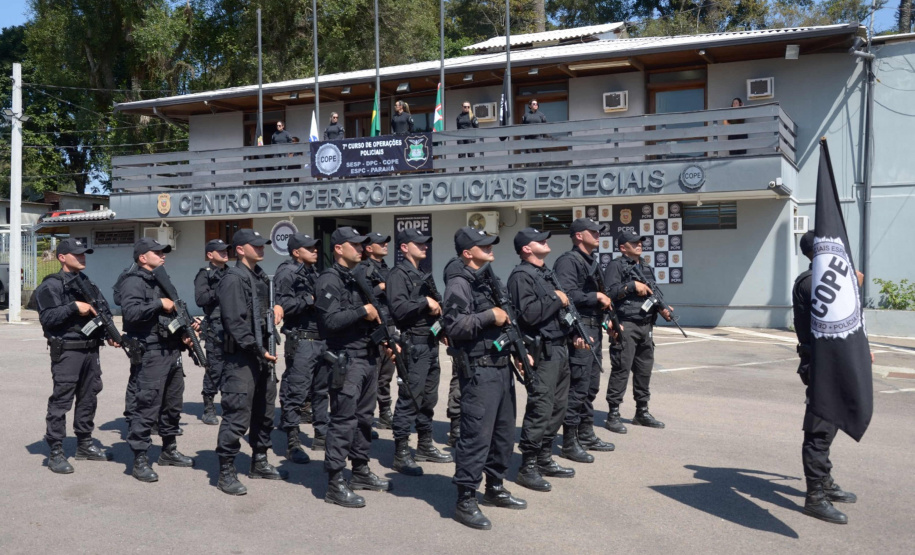 PCPR forma 16 agentes de segurança pública para operações de alto risco