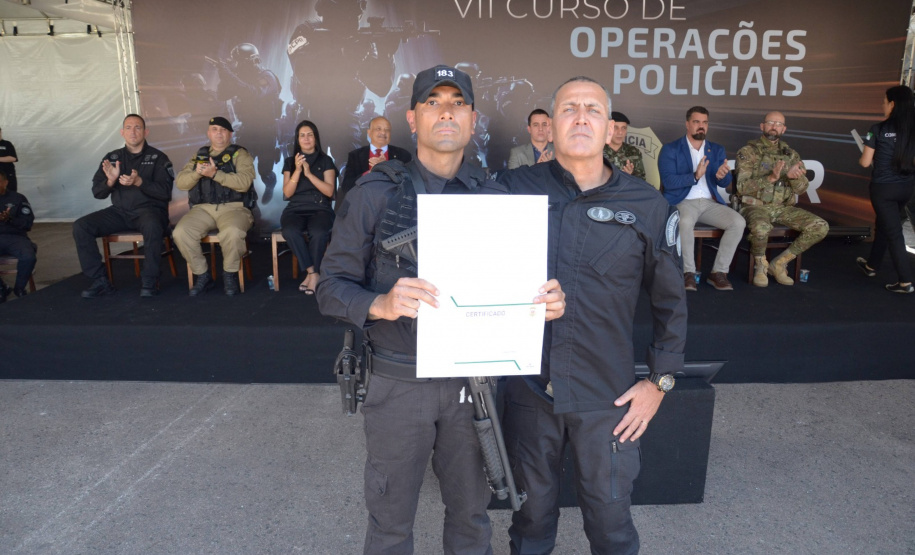 PCPR forma 16 agentes de segurança pública para operações de alto risco