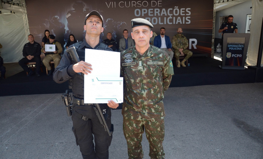 PCPR forma 16 agentes de segurança pública para operações de alto risco