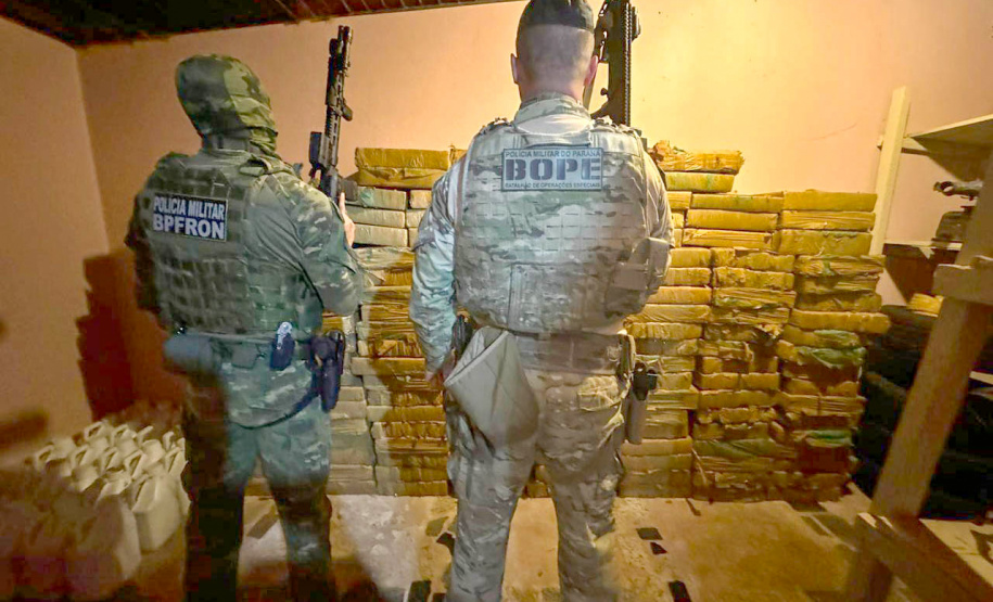 Com 326 toneladas, Paraná lidera apreensão de drogas no Brasil em 2024