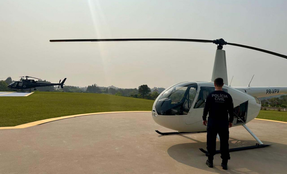 Operação da PCPR contra o tráfico de drogas prende 10 e apreende dois helicópteros