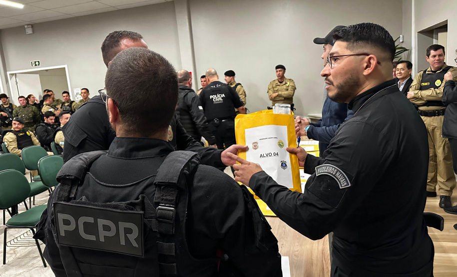 PCPR prende 57 pessoas em três megaoperações simultâneas contra o crime organizado