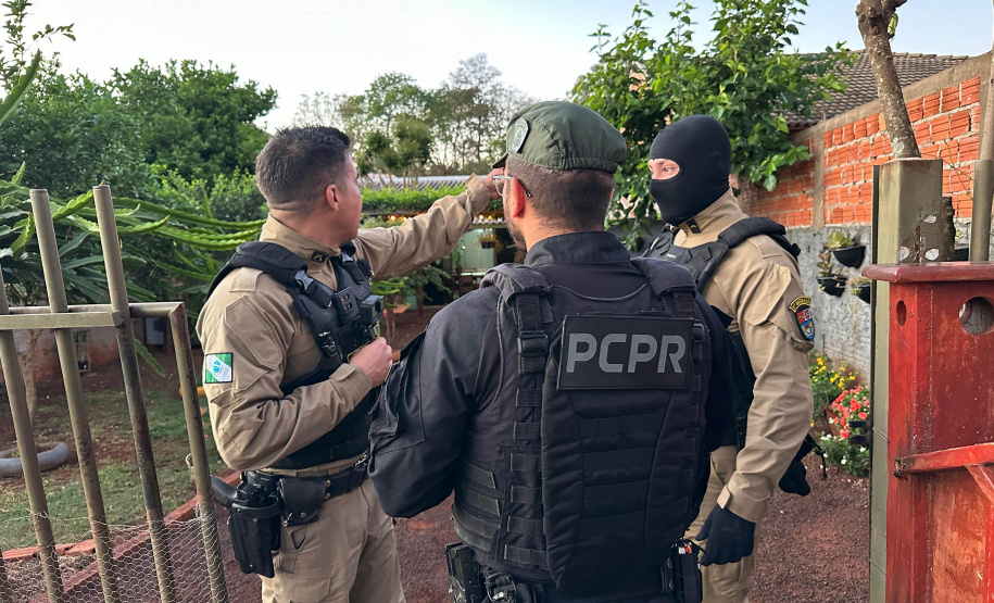 PCPR prende 57 pessoas em três megaoperações simultâneas contra o crime organizado