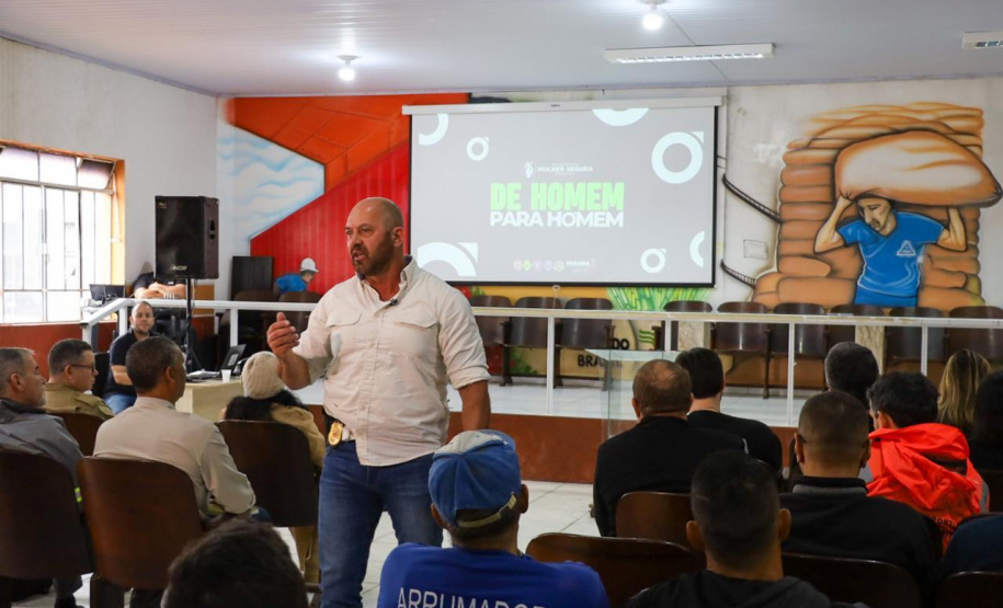 Portos do Paraná promove diálogo com homens sobre violência contra a mulher