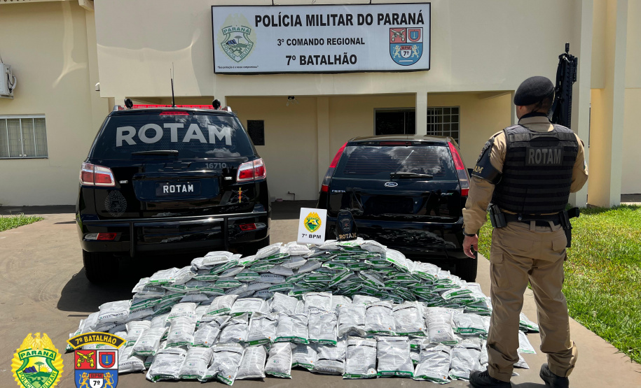 PMPR apreende 300 quilos de agrotóxicos contrabandeados em Cruzeiro do Oeste