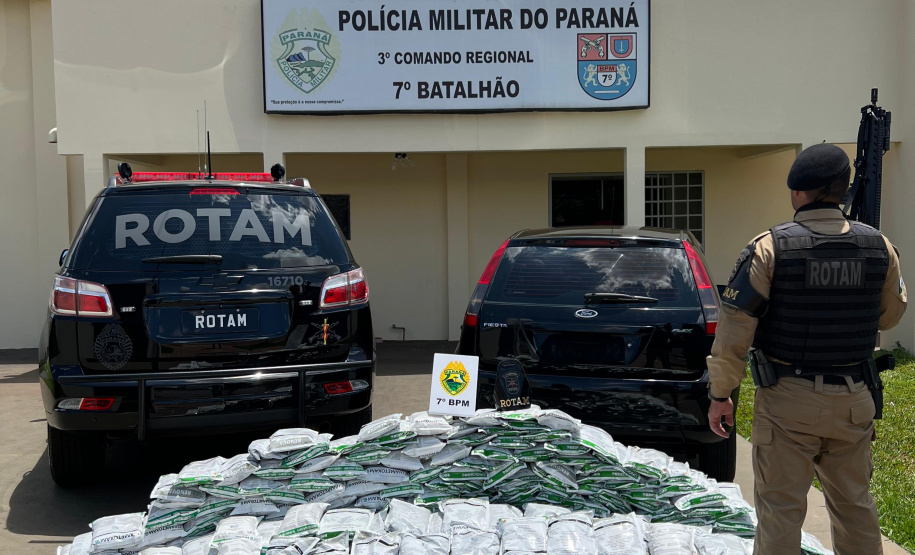 PMPR apreende 300 quilos de agrotóxicos contrabandeados em Cruzeiro do Oeste