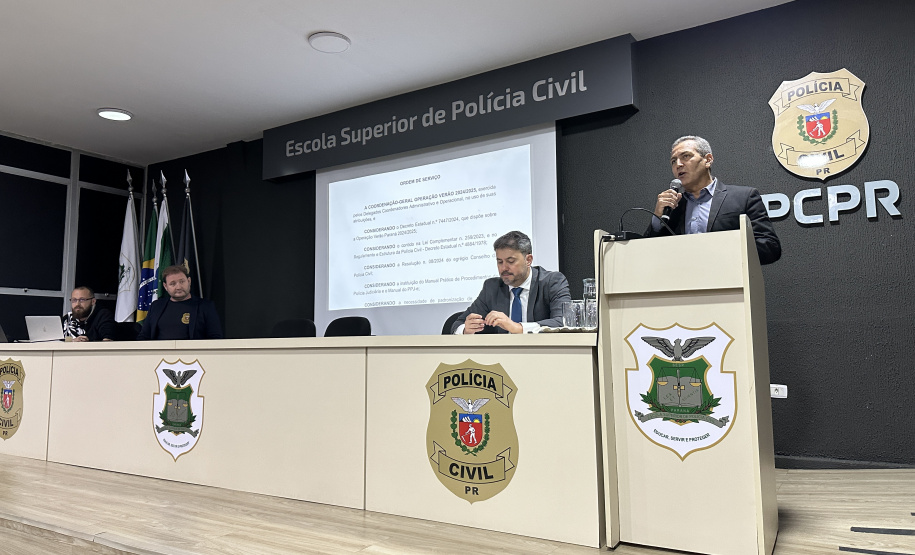 PCPR promove curso para policiais civis que atuarão no Verão Maior Paraná