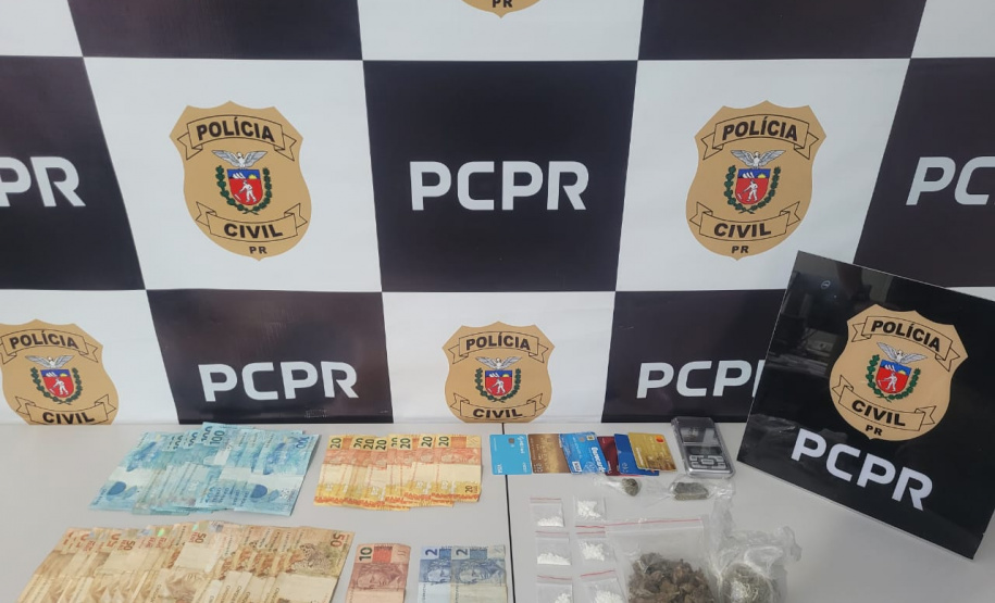 PCPR e PMPR prendem homem em flagrante por tráfico de drogas em São Mateus do Sul