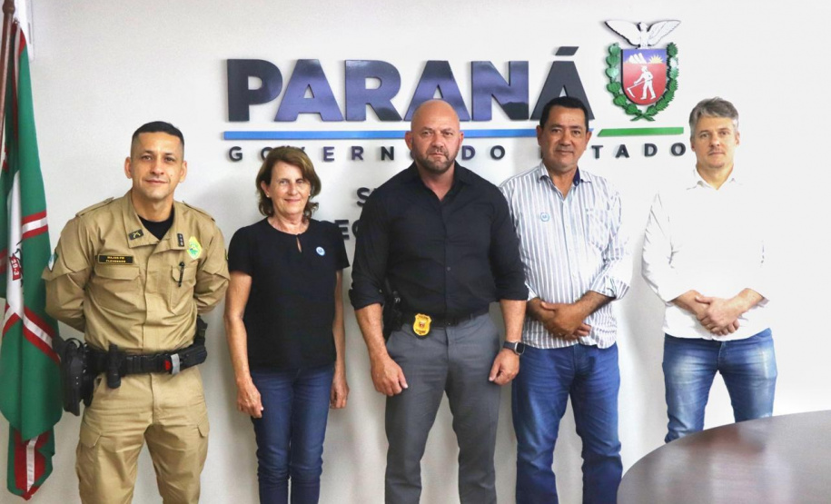 Secretário recebe o vereador de Astorga, Sargento Fernando