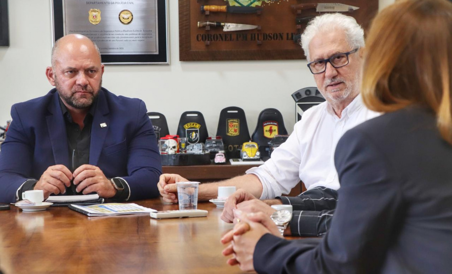 Secretário Hudson recebe prefeito de Cianorte