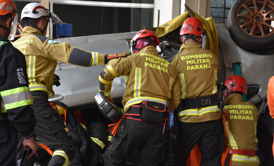 Bombeiros do Paraná conquistam bons resultados no Mundial de Salvamento Veicular