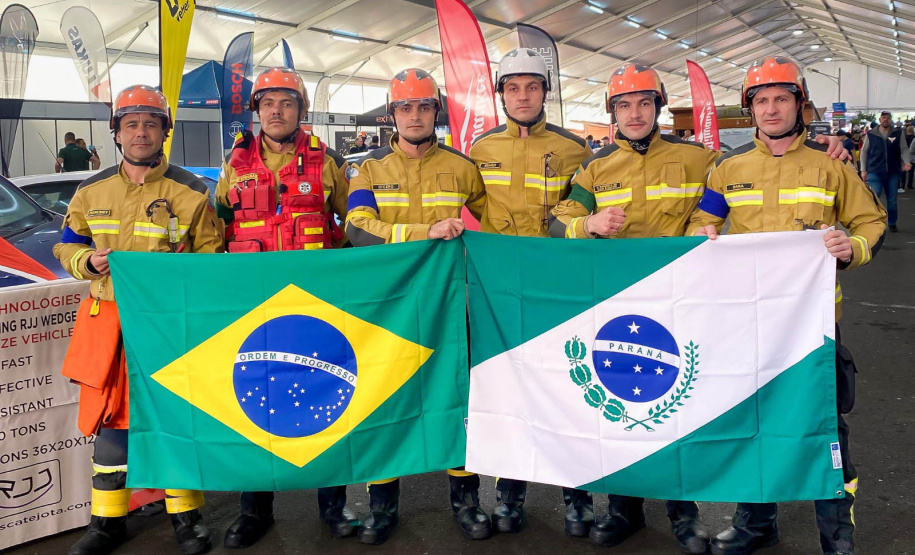 Bombeiros do Paraná conquistam bons resultados no Mundial de Salvamento Veicular